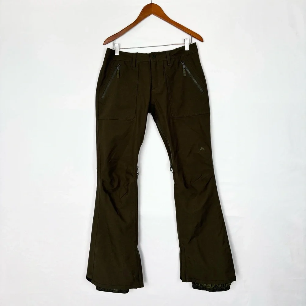 Burton Womens Vida Pant Martini Olive Size M Snow Ski‎ Flare